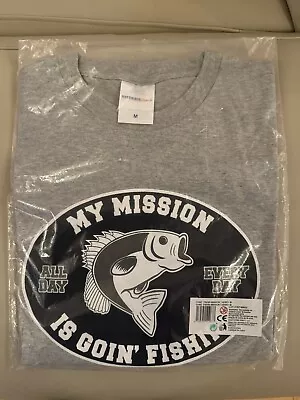 Buy ‘My Mission Is Going Fishing’ Men’s T-Shirt, Size M • 16.99£