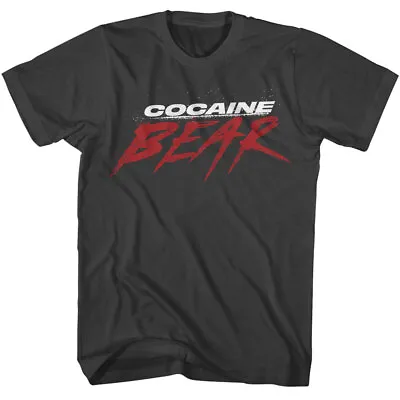 Buy Cocaine Bear White Lines Red Logo Comedic Horror Movie Merch Men's T Shirt • 38.47£