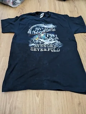 Buy Avenged Sevenfold A7X City Of Evil Album Band Tshirt Medium Vintage Never Worn • 14.99£