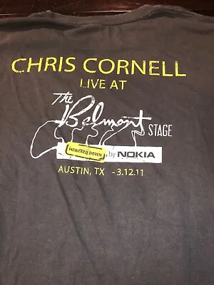 Buy Soundgarden Chris Cornell Rare OOP Tour Shirt Vintage Audioslave Nirvana 2011 L • 108.09£