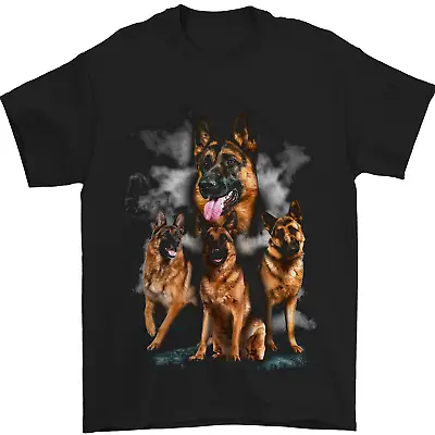 Buy German Shepherd Montage For Dog Lovers Mens T-Shirt 100% Cotton • 9.99£