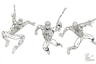 Buy Amazing Spider-Man Movie Costume Merch Art - A - 2016 Signed Art By Rodney Ramos • 160.70£