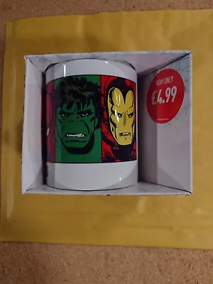 Buy Marvel Retro Faces Thor Hulk Iron Man Mug New  Gift Boxed 100% Official Merch • 7.49£