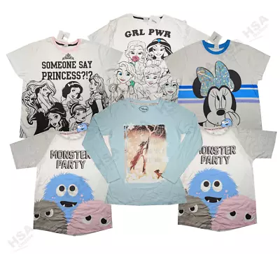 Buy Ladies Character Disney Monster Party Novelty Cute Pyjama Tops World Book Day • 4.99£