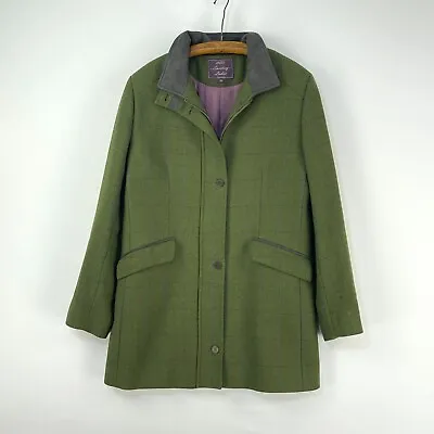 Buy Musto Sporting Tweed Coat Womens 14 16 Green Check Country Field Races Jacket • 89£