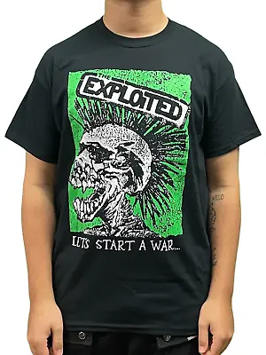 Buy Exploited The War Skull Black Unisex Official T Shirt Brand New Various Sizes • 14.99£