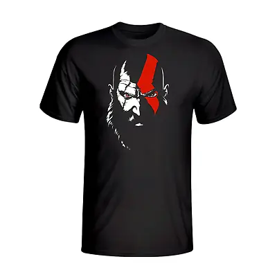 Buy God Of War Kratos Face Inspired T-Shirt Gift Mens T-Shirt - GOW-A02 • 13.99£
