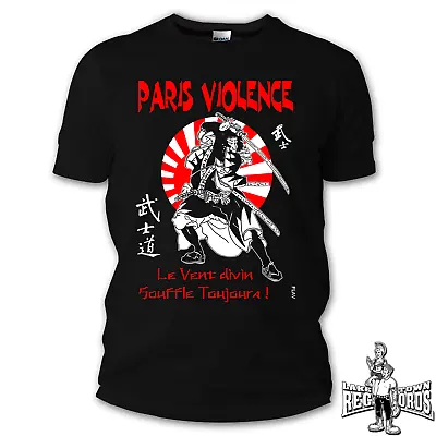 Buy PARIS VILOENCE - SAMURAI T-Shirt Skinhead Oi! Bandshirt Camera Silence Lions Law • 11.24£