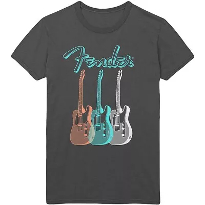 Buy Fender Electric Guitars Telecaster Official Tee T-Shirt Mens • 15.99£
