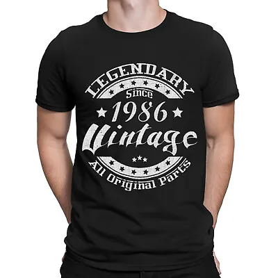Buy Personalised Legendary Since 1986 38 Years Old Vintage Mens Womens T-Shirts #DNE • 9.99£