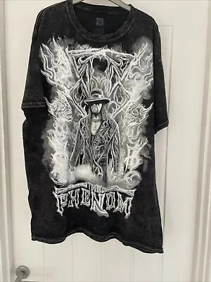 Buy WWE UNDERTAKER “THE PHENOM” MINERAL WASH OFFICIAL T-SHIRT Large • 19.50£