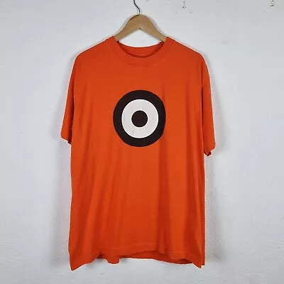 Buy Vintage Pearl Jam Band T Shirt Mens 2XL Orange Single Stitch 90s Target Grunge • 49.95£