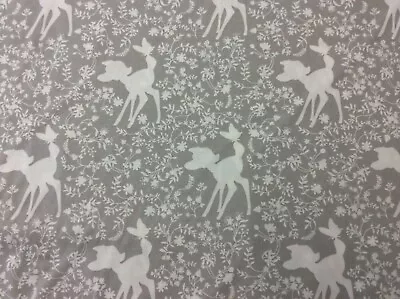 Buy Camelot Fabrics Bambi Silhouette On Grey 100% Cotton  • 4.30£