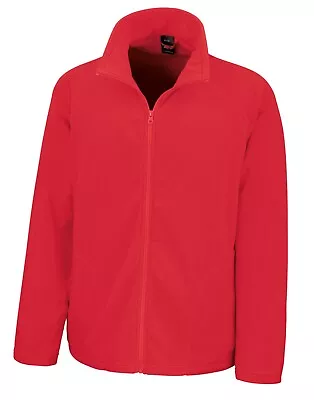 Buy Result Core Plain Full Zip Up Micro Fleece Outdoor Jacket, Mens Ladies Outerwear • 21.99£