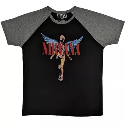 Buy Nirvana In Utero Angelic Raglan T Shirt • 17.95£