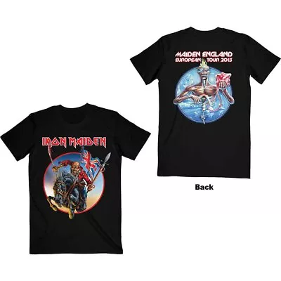 Buy Iron Maiden 'Euro Tour 2013' Black T Shirt - NEW • 15.49£