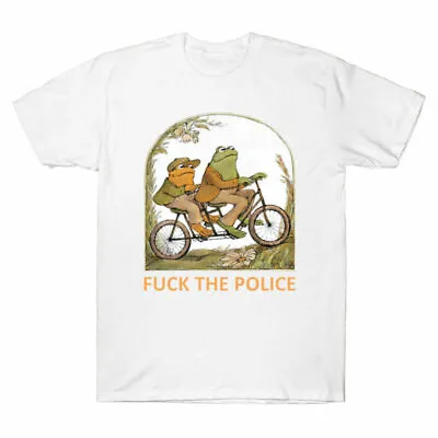 Buy Tee Sleeve And T-shirt Men's Funny Police Short F**k Frog Toad Cotton The Shirt • 13.99£