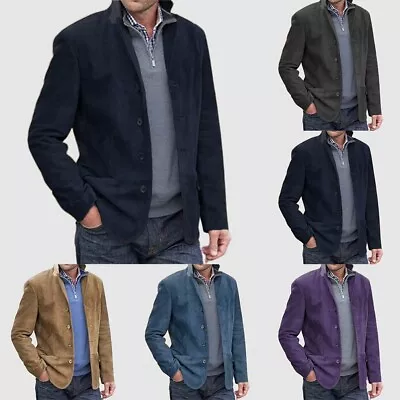 Buy Stylish Mens Casual Blazer Coat Jacket Outwear Business Long Sleeve Top • 25.11£
