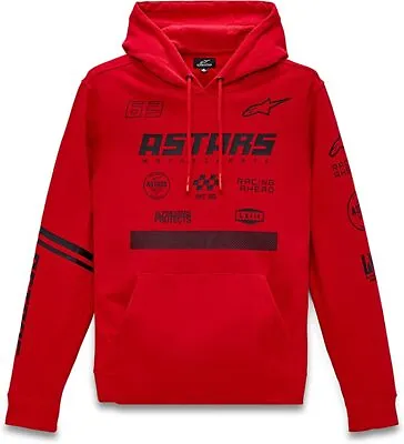 Buy Alpinestars Multi Race Men's Pull Over Casual Wear Hoody - Red / Black • 51.49£