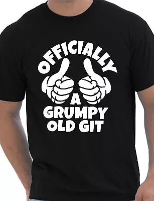 Buy Grumpy Old Git Birthday Retirement Gift Mens T-Shirt Size S-XXL • 9.95£