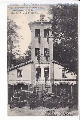 Buy Vorpommern Circle, Heringsdorf - Neuhof, Pommerian Fire Brigade Day 1908 • 17.36£