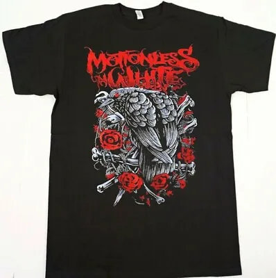 Buy Motionless In White Black Bird And Rose T Shirt, Best Gift For Men Women • 40.01£