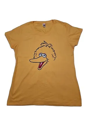 Buy Yellow Sesame Street Big Bird Womens Tshirt Large L Brand New • 2.99£