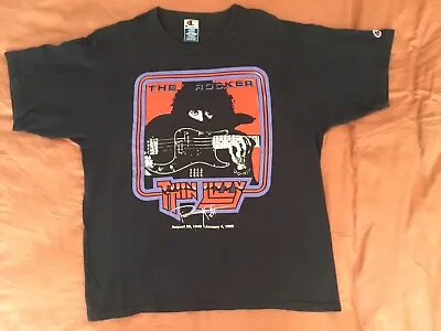 Buy THIN LIZZY Vintage Tour Shirt US ‘97 THE ROCKER VG++ Phil Lynott 8/20/49-1/4/86 • 141.74£