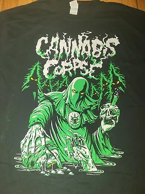 Buy Cannabis Corpse Baptized In Bud T Shirt Size Small • 9.48£