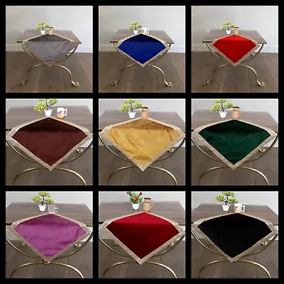 Buy Altar Cloth Velvet Holy Cloth With Shinny Border Wicca Witchcraft Pagan Supply • 8.99£