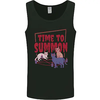 Buy Time To Summon Cats Lets Summon Demons Mens Vest Tank Top • 10.49£
