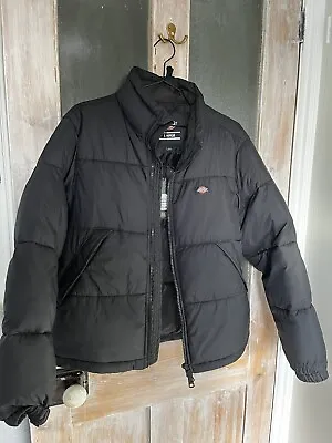 Buy Dickies Puffer Jacket In Black - Size Large RRP£140 • 40£