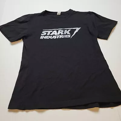 Buy Stark Industries T-Shirt Womens L Black Tee 🦊96 • 3.98£