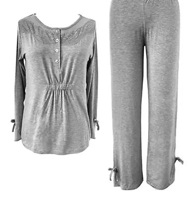 Buy Sleepytime Sleepy Time Women's Bamboo Pajamas, Hot Flash Menopause Relief, Round • 47.22£