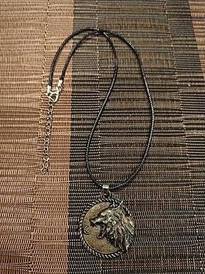 Buy New Nordic Men's Wolf King Pendant Necklace • 5.99£