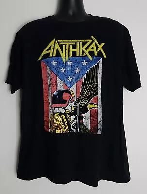 Buy Anthrax Judge Dread T Shirt Size Large Vintage Thrash Metal Rock Band  • 30£