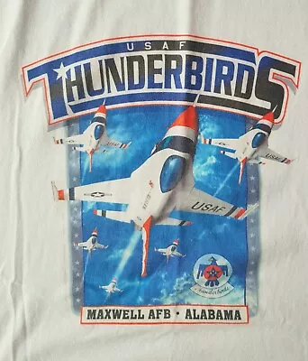 Buy T Shirt - Mens XL - Thunderbirds - USAF Maxwell AFB Alabama - Cotton - USA - NEW • 5£