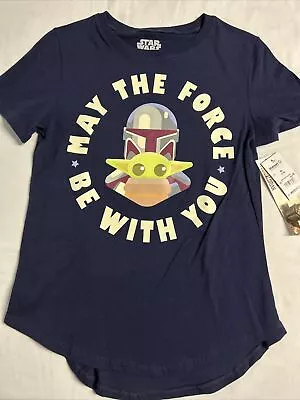 Buy Star Wars May The Force Be With You  - Women's Junior's T-shirt - Size: M - NWT • 9.99£