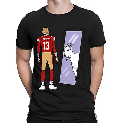 Buy Brock Purdy Mirror Goat 49ers Football Player Sport Lovers Mens T-Shirts #6GV • 9.99£