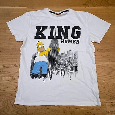 Buy FOX The Simpsons Homer Simpson Shirt S M King Kong Cartoon TV Show Y2K 2015 • 6.29£