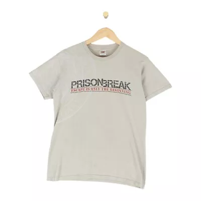 Buy Prison Break T-Shirt 2007 Beige Crew Neck Graphic Mens Size S • 19.99£