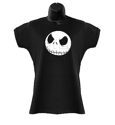 Buy Nightmare Before Christmas Jack Skellington Ladies T-Shirts S-XXL Sizes • 12.09£