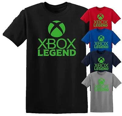 Buy Mens Xbox T Shirt Legend Style Gamer Gaming Top Youtube Teen Gift Tee Kids • 8.99£