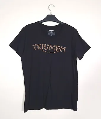 Buy Triumph Tiger Print T Shirt Official Womens 16 Large Black • 20£