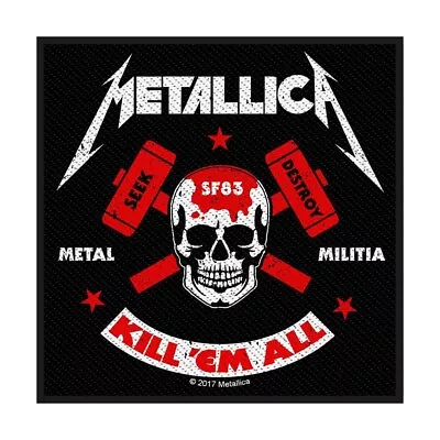 Buy Officially Licensed Metallica Kill 'Em All Sew On Patch- Music Band Patches M106 • 4.15£