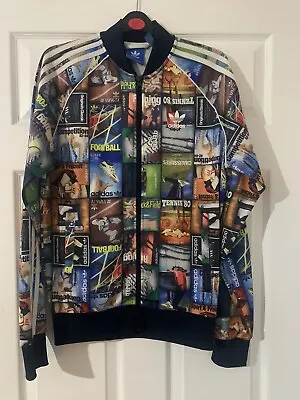 Buy Adidas Originals Rare Retro Jacket All Over Print Used In Mint Condition • 50£