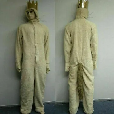 Buy Where The Wild Things Are Wolf King Max Costume Hoodie Adult Crown# • 77.52£