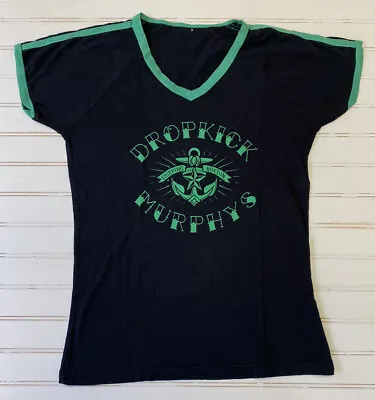 Buy Dropkick Murphys Shipping Up To Boston Tour Concert Black Green T-Shirt Track 29 • 57£