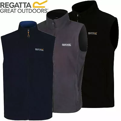 Buy Regatta Men's Bodywarmer Fleece Vest Tobias II Lightweight Waistcoat Size S-4XL • 15.99£