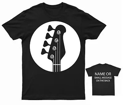 Buy Bass Headstock Player T-Shirt Personalised Gift Customised  Bassist  Basslines • 13.95£